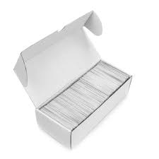 CRTE PVC BLANCHE CR80 LOT DE 100